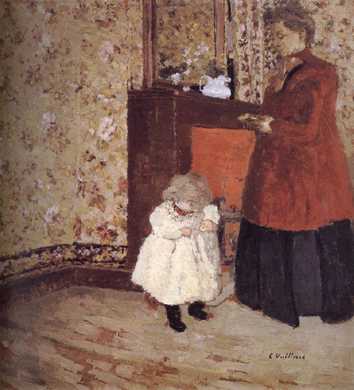Edouard Vuillard Wife and children